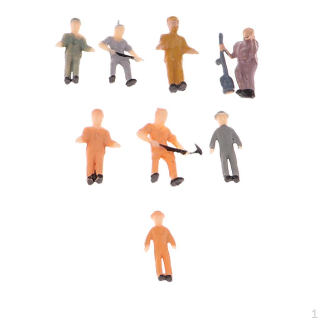 1/8 Раскрашенная смола Фигурка путевого рабочего Модель Диорама для железных дорог Детали 8 штук
1/8 Раскрашенная смола Фигурка путевого рабочего Модель Диорама для железных дорог Детали 8 штук