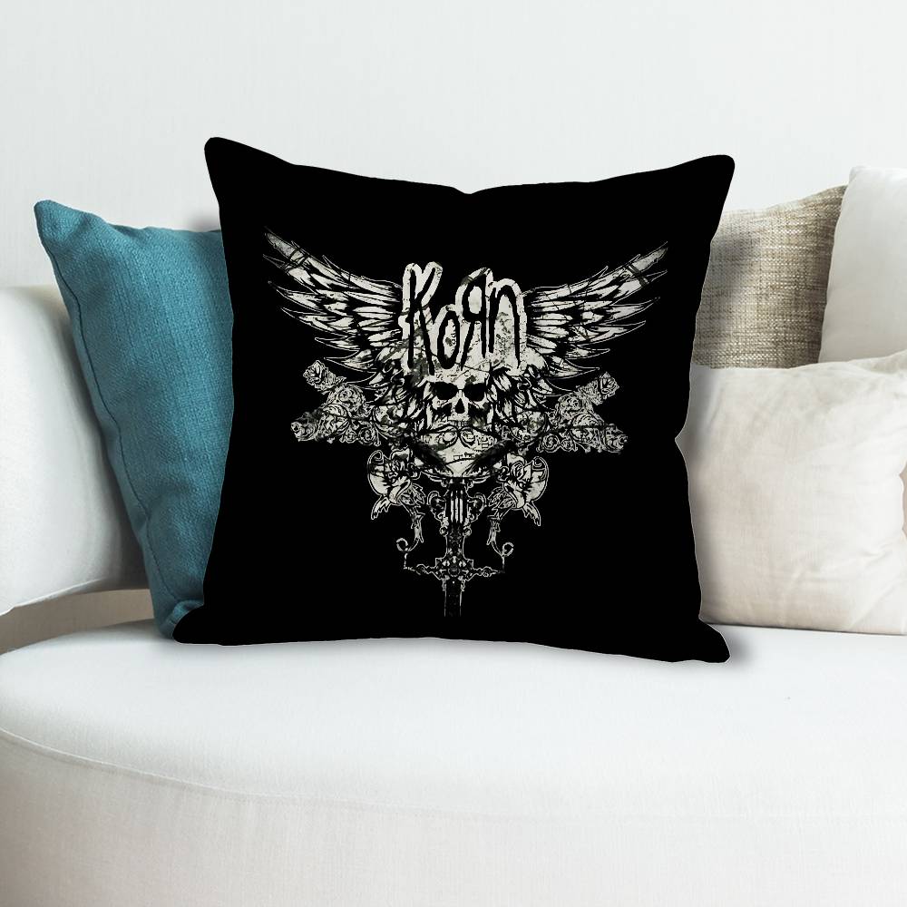 KKorn Band Requiem Pillow Cases for Bedroom Living Room Sofa Home Decor Polyester Cushion Cover with Zipper 30x30 cm
KKorn Band Requiem Pillow Cases for Bedroom Living Room Sofa Home Decor Polyester Cushion Cover with Zipper 30x30 cm