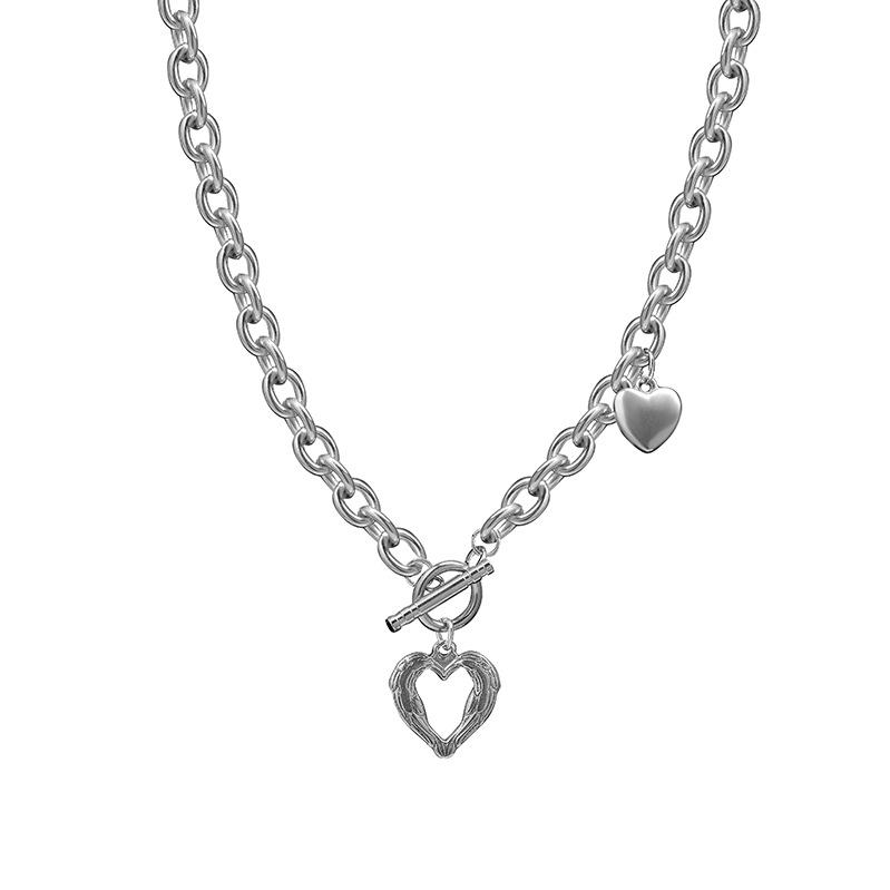 Love necklace summer design sense ins cold wind accessories cool accessories collarbone chain Spice girl titanium steel necklace men
Love necklace summer design sense ins cold wind accessories cool accessories collarbone chain Spice girl titanium steel necklace men