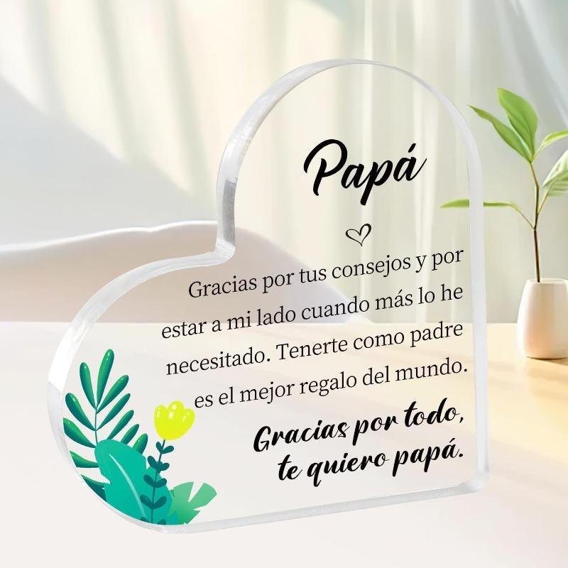 2D Flat, Heart-Shaped Father s Day Gift Acrylic Decoration Plaque, Green Foliage Decoration, Suitable for wall decoration, porch, room, villa, accents 10*10CM
2D Flat, Heart-Shaped Father s Day Gift Acrylic Decoration Plaque, Green Foliage Decoration, Suitable for wall decoration, porch, room, villa, accents 10*10CM
