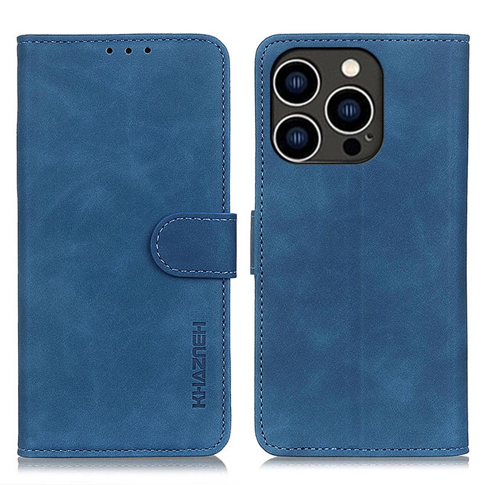 KHAZNEH For iPhone 15 Pro Max Retro PU Leather Phone Case Shockproof Wallet Stand Cover Blue
KHAZNEH For iPhone 15 Pro Max Retro PU Leather Phone Case Shockproof Wallet Stand Cover Blue
