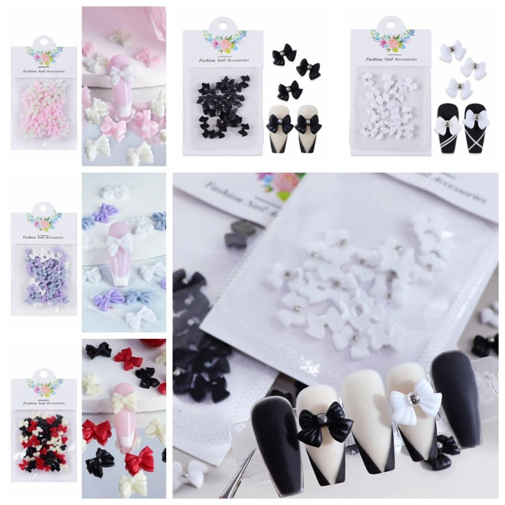 Resin Bowknot Nail Accessories Manicure Ornaments Bow Nail Rhinestones Girls/Lady Red-50Pcs
Resin Bowknot Nail Accessories Manicure Ornaments Bow Nail Rhinestones Girls/Lady Red-50Pcs
