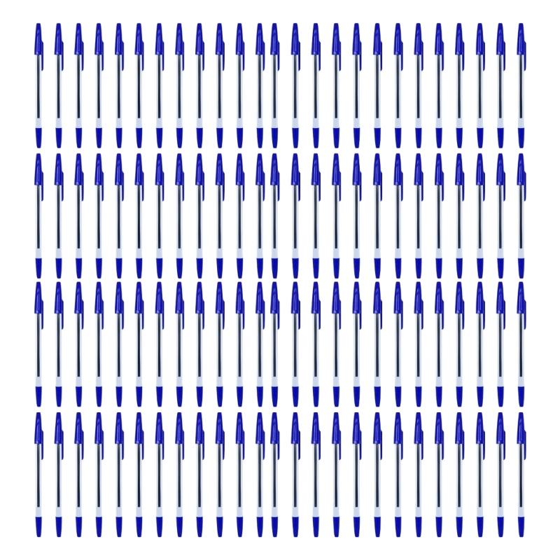 12/24/50/100Pcs Plastic Ballpoint Pen with Refills, Office Writing Pen Office Stationery Supply, Blue/Black/Redness Inks
12/24/50/100Pcs Plastic Ballpoint Pen with Refills, Office Writing Pen Office Stationery Supply, Blue/Black/Redness Inks