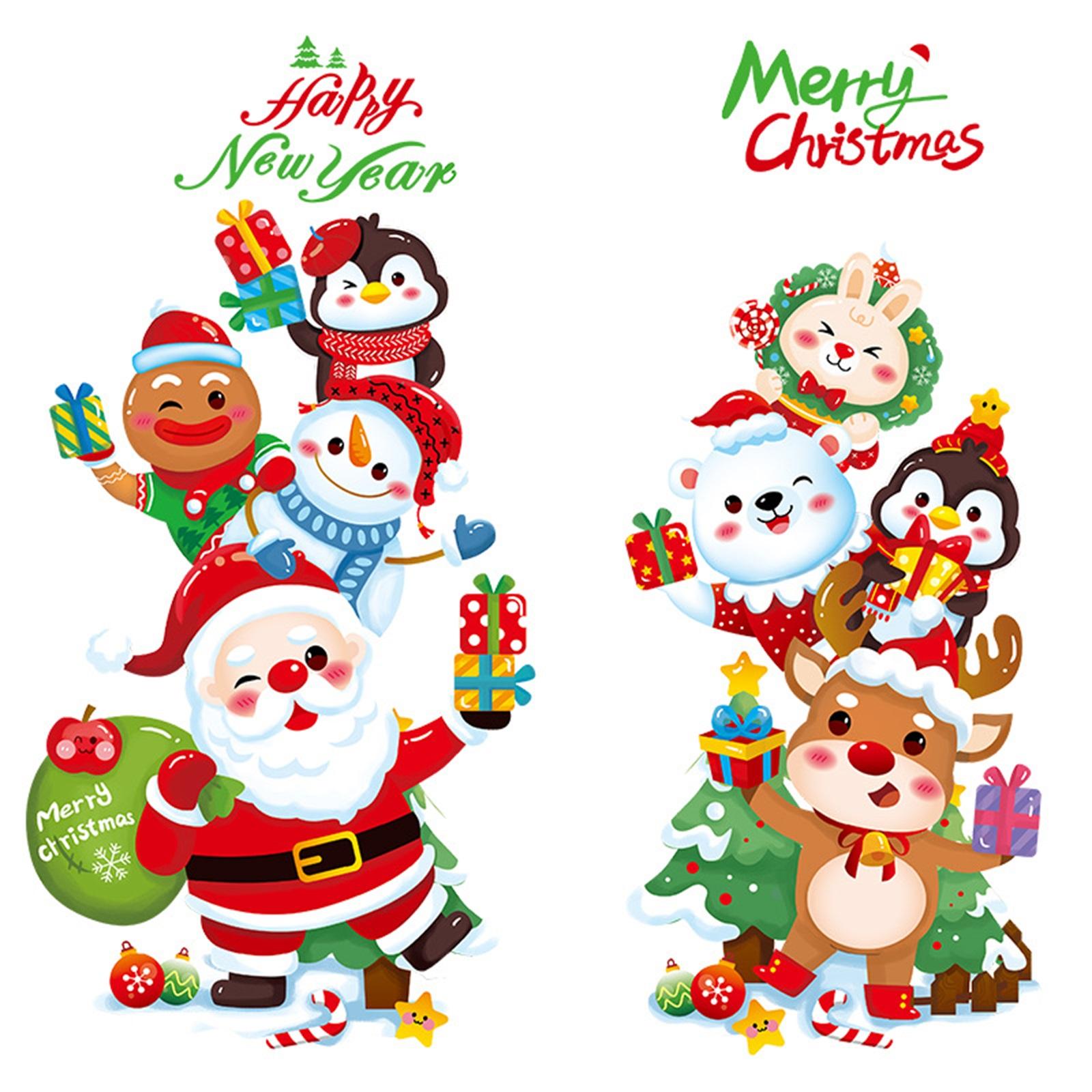 Christmas Decorations, Static Cling Stickers, Shopping Mall/ Window Stickers, SantaClaustree Window Stickers, Atmospheric Window Decorations. One Size
Christmas Decorations, Static Cling Stickers, Shopping Mall/ Window Stickers, SantaClaustree Window Stickers, Atmospheric Window Decorations. One Size