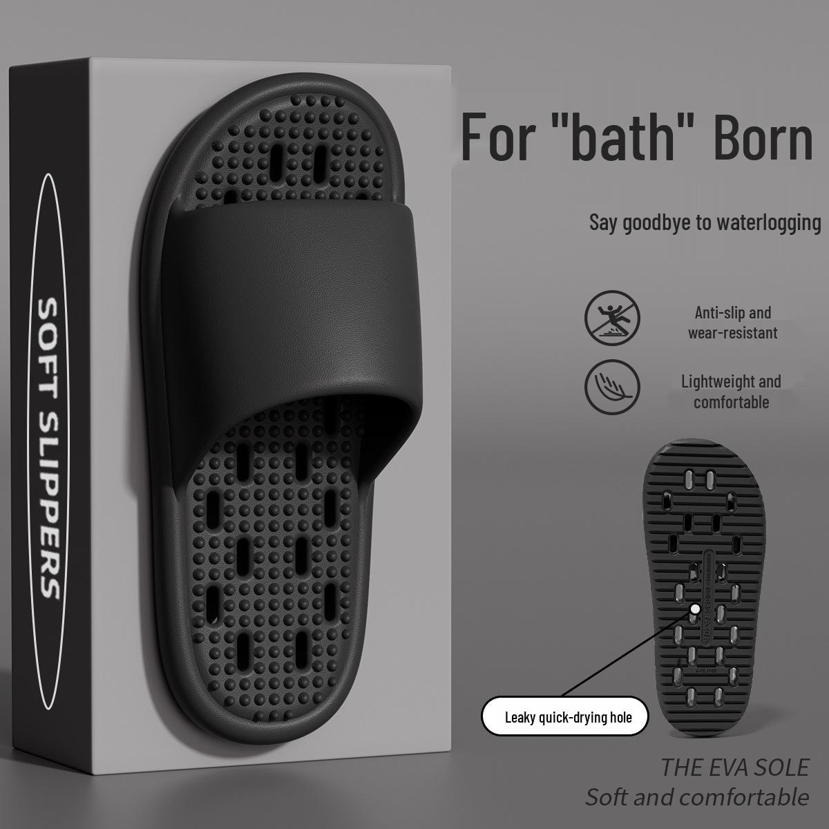 Jieliya Non-slip Leak-proof EVA Shower Sandals for Men & Women - New Style Indoor Home Massage Slippers 40-41
Jieliya Non-slip Leak-proof EVA Shower Sandals for Men & Women - New Style Indoor Home Massage Slippers 40-41