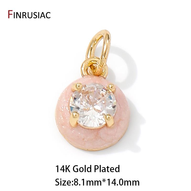 14K Gold Plated Brass Enamel Round Pendants,Charms For Jewelry Making Findings,Inlaid Zircon Charms For DIY Jewelry Materials 2 pieces
14K Gold Plated Brass Enamel Round Pendants,Charms For Jewelry Making Findings,Inlaid Zircon Charms For DIY Jewelry Materials 2 pieces