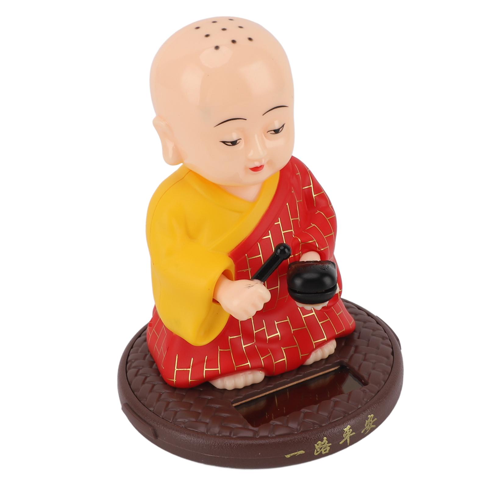 Solar Little Monk Figurine Automatic Head Shaking Decorative Funny Statue Ornament for Car Dashboard Home
Solar Little Monk Figurine Automatic Head Shaking Decorative Funny Statue Ornament for Car Dashboard Home