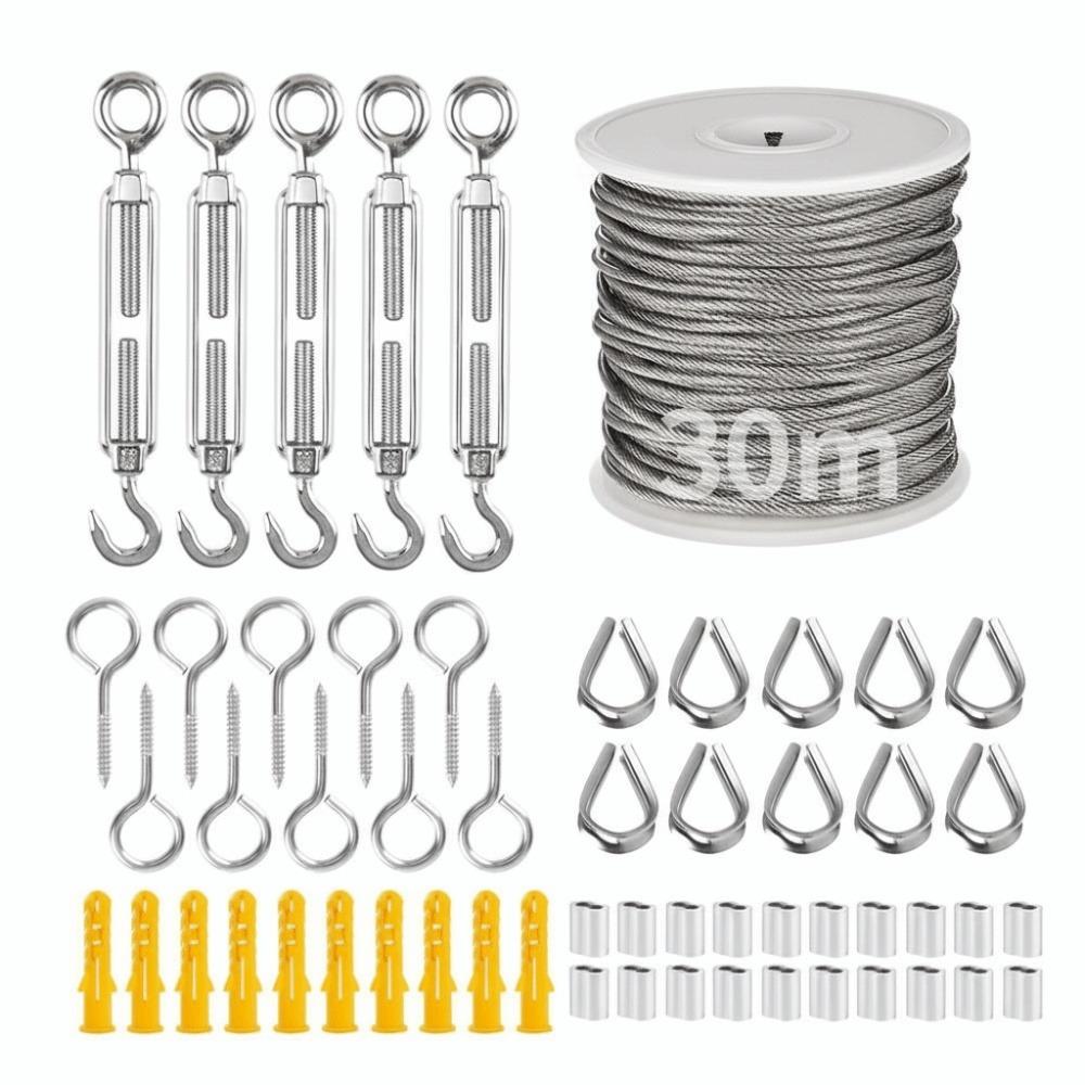 PVC Coated Stainless Steel Cable Rope Heavy Duty Wire Fence Roll Kits Clothesline 30m
PVC Coated Stainless Steel Cable Rope Heavy Duty Wire Fence Roll Kits Clothesline 30m