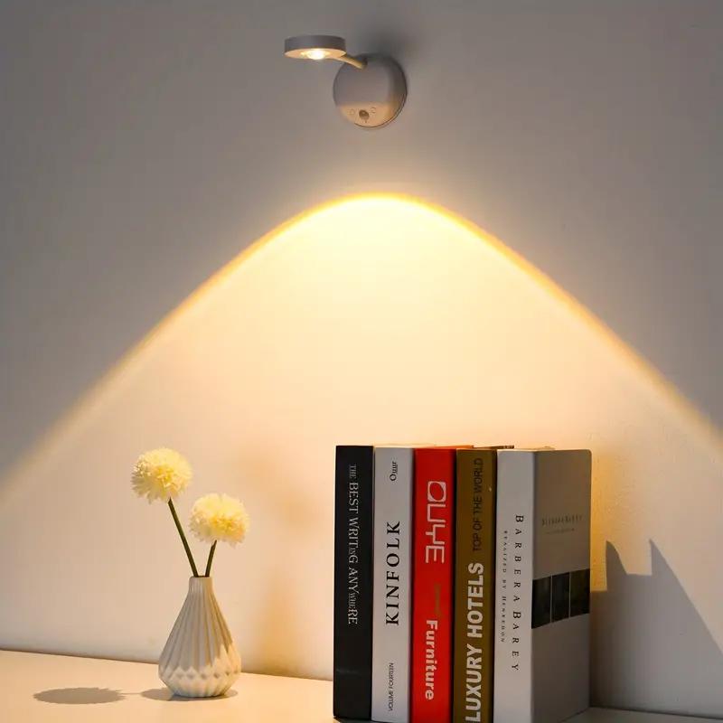 LED Spot Light, Motion Sensor Wall Lamp, USB Rechargeable Dimmable Night Light For Home Bedroom Mural Living Room WHITE теплим білим кольором
LED Spot Light, Motion Sensor Wall Lamp, USB Rechargeable Dimmable Night Light For Home Bedroom Mural Living Room WHITE теплим білим кольором