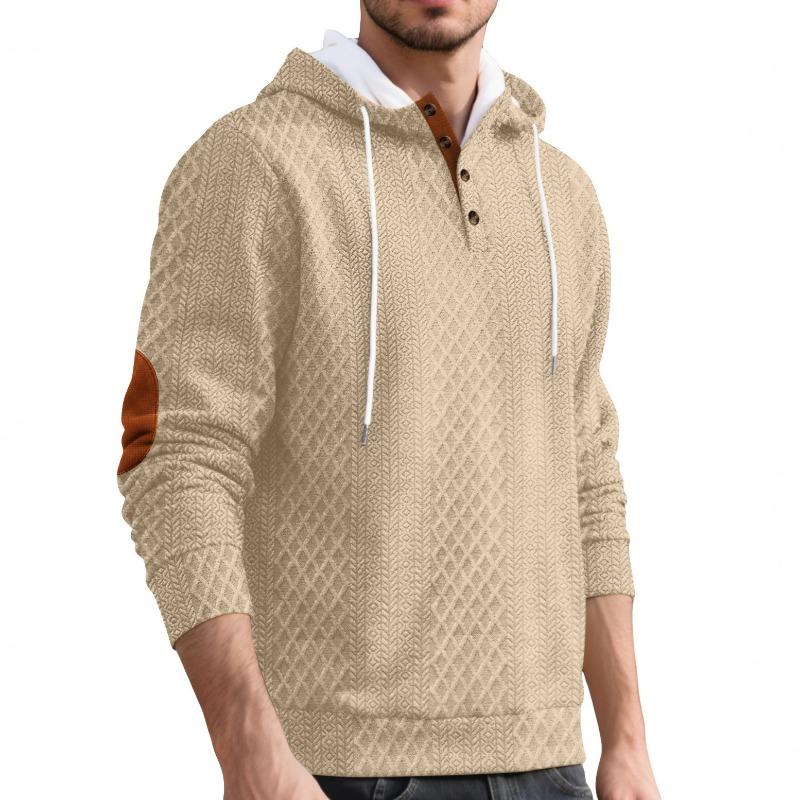 Чоловіча світло-блакитна худі з текстурою, планка на ґудзиках, патчворк, пуловер, світшот S хакі
Чоловіча світло-блакитна худі з текстурою, планка на ґудзиках, патчворк, пуловер, світшот S хакі