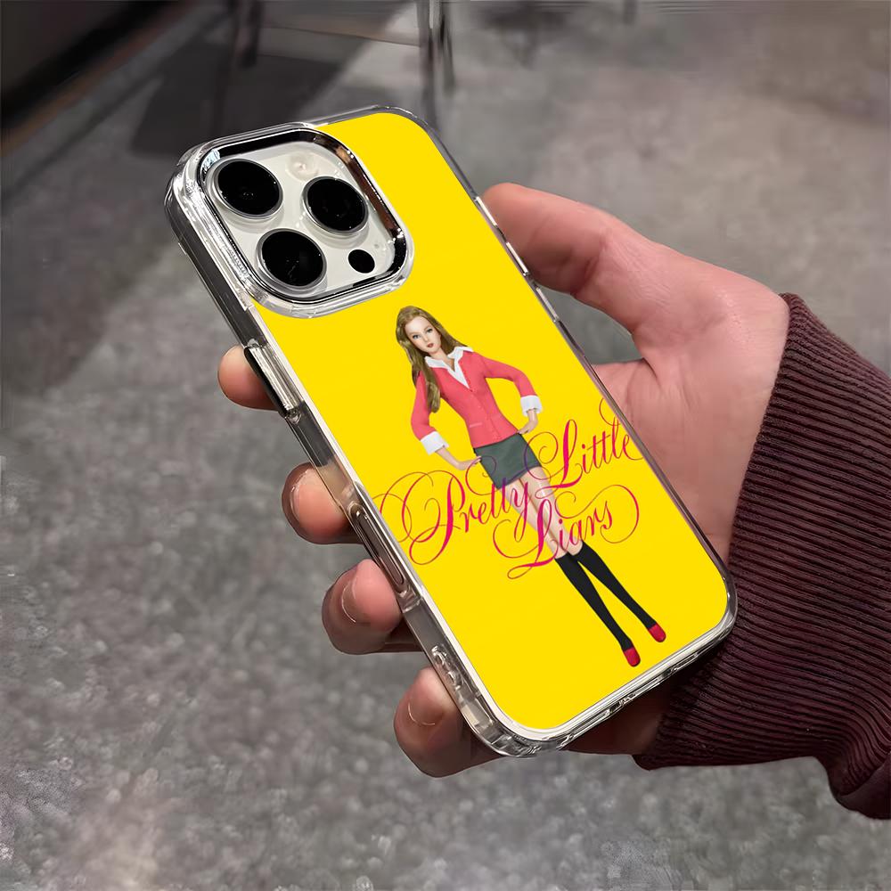 Pretty Little Liars Phone Case For IPhone 17 Air 16 E 15 14 13 12 11 Plus Pro Max Electroplated Transparent Soft Shell iPhone 16e
Pretty Little Liars Phone Case For IPhone 17 Air 16 E 15 14 13 12 11 Plus Pro Max Electroplated Transparent Soft Shell iPhone 16e