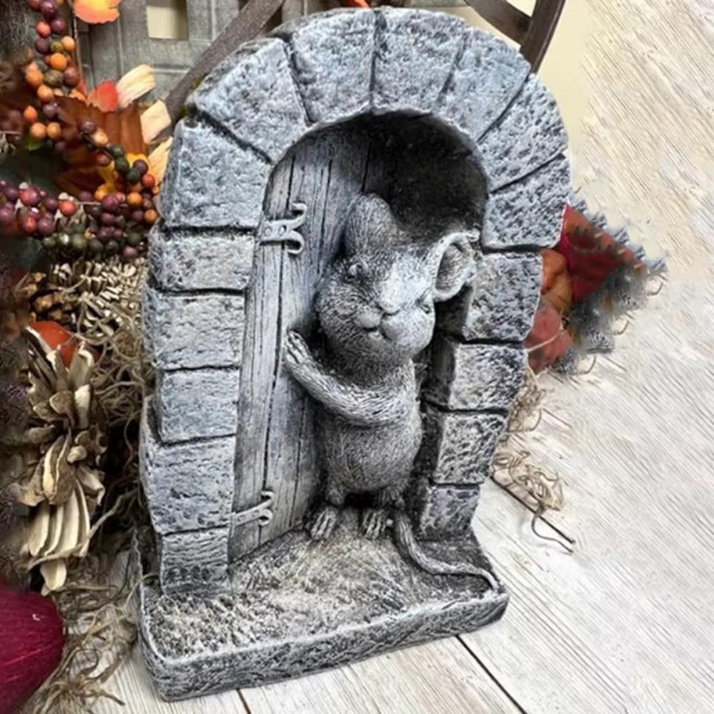 Cartoon Mouse Figurine Easy Installation Garden Animal Sculptur Adorable Mouse Door Statue Outdoor серый
Cartoon Mouse Figurine Easy Installation Garden Animal Sculptur Adorable Mouse Door Statue Outdoor серый