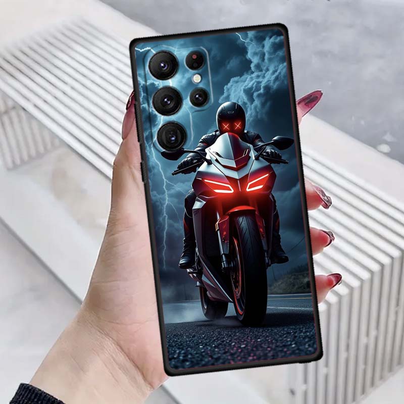 Model Rider Cool For Samsung Galaxy S26 S25 S24 S23 S22 S21 S20 Ultra Plus FE 5G Black Soft TPU Phone Case Galaxy S24 FE
Model Rider Cool For Samsung Galaxy S26 S25 S24 S23 S22 S21 S20 Ultra Plus FE 5G Black Soft TPU Phone Case Galaxy S24 FE