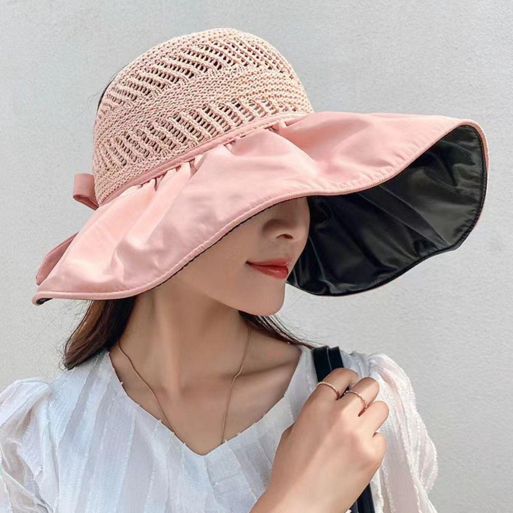 Wide Brim Cap Beach Hat Soft Large-brim Hat Fashion Summer Women Bucket Hat рожевий
Wide Brim Cap Beach Hat Soft Large-brim Hat Fashion Summer Women Bucket Hat рожевий