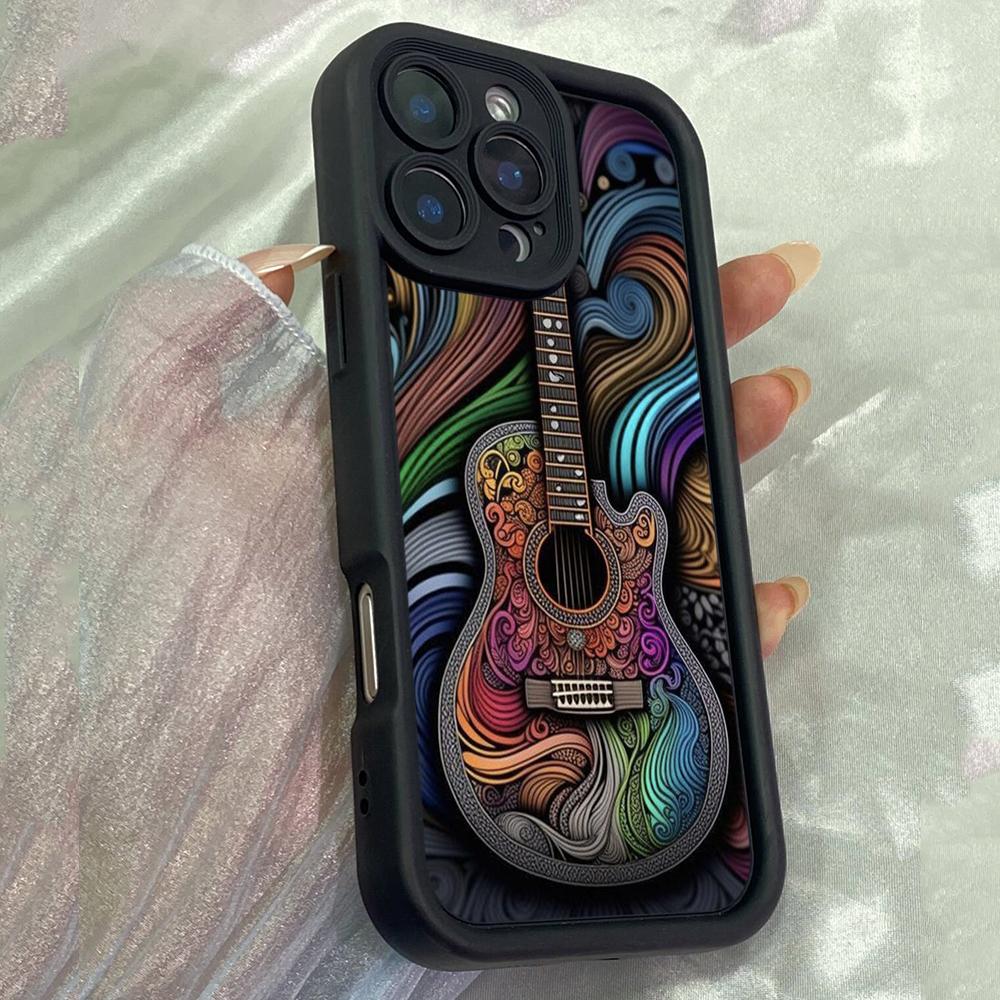 JT172 Цветная Акустическая Гитара Арт для iPhone 17 16 15 14 Pro Max Samsung S26 S25 Ultra A17 A16 A07 A56 A15 Xiaomi 15T Redmi 15c 14C Мягкий ТПУ Чехол for iPhone 5/5s чёрный
JT172 Цветная Акустическая Гитара Арт для iPhone 17 16 15 14 Pro Max Samsung S26 S25 Ultra A17 A16 A07 A56 A15 Xiaomi 15T Redmi 15c 14C Мягкий ТПУ Чехол for iPhone 5/5s чёрный
