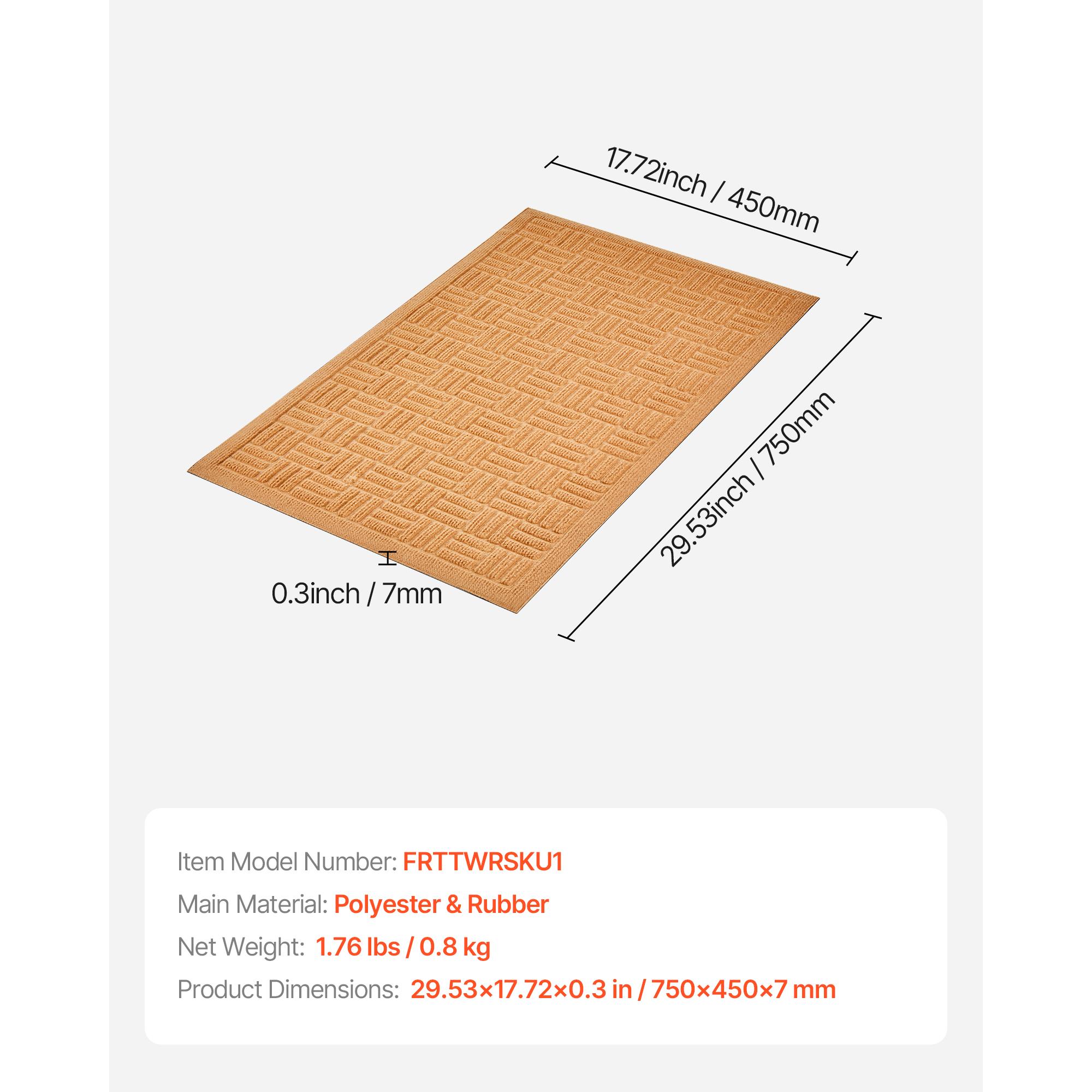 SucceBuy Door Mat 29.53 x 17.72 In/35.83 x 24.02 In Front Door Mat Outside Entrance with Non-slip Rubber Backing for Entryway
SucceBuy Door Mat 29.53 x 17.72 In/35.83 x 24.02 In Front Door Mat Outside Entrance with Non-slip Rubber Backing for Entryway