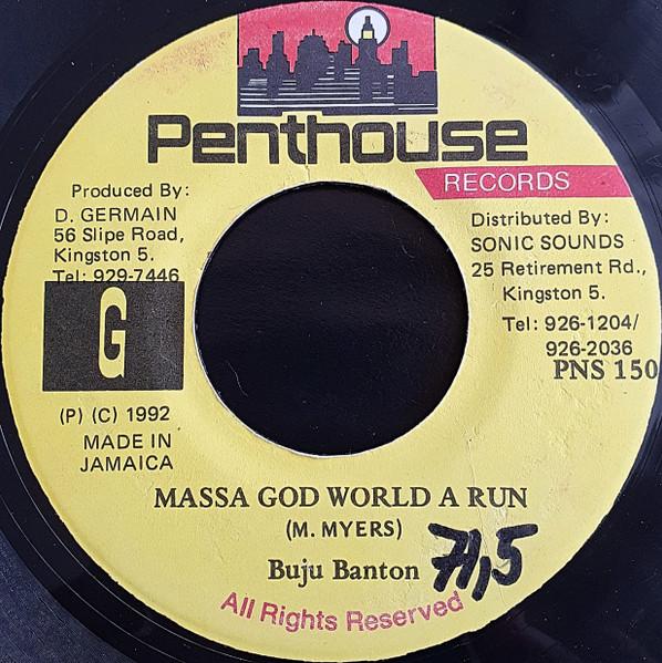 7inch Record BUJU BANTON Massa God World A Run PNS1500 1992 Jamaica Reggae Ska Dub Used
7inch Record BUJU BANTON Massa God World A Run PNS1500 1992 Jamaica Reggae Ska Dub Used