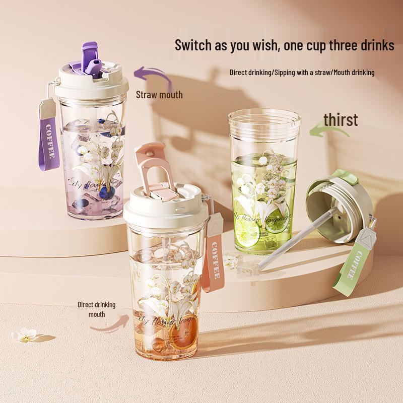 Стильный стакан-соломинка «Ландыш» большого объема для кофе/воды, идеально подходит для использования в автомобиле или в качестве подарка PC-Lily of the Valley (Purple)
Стильный стакан-соломинка «Ландыш» большого объема для кофе/воды, идеально подходит для использования в автомобиле или в качестве подарка PC-Lily of the Valley (Purple)