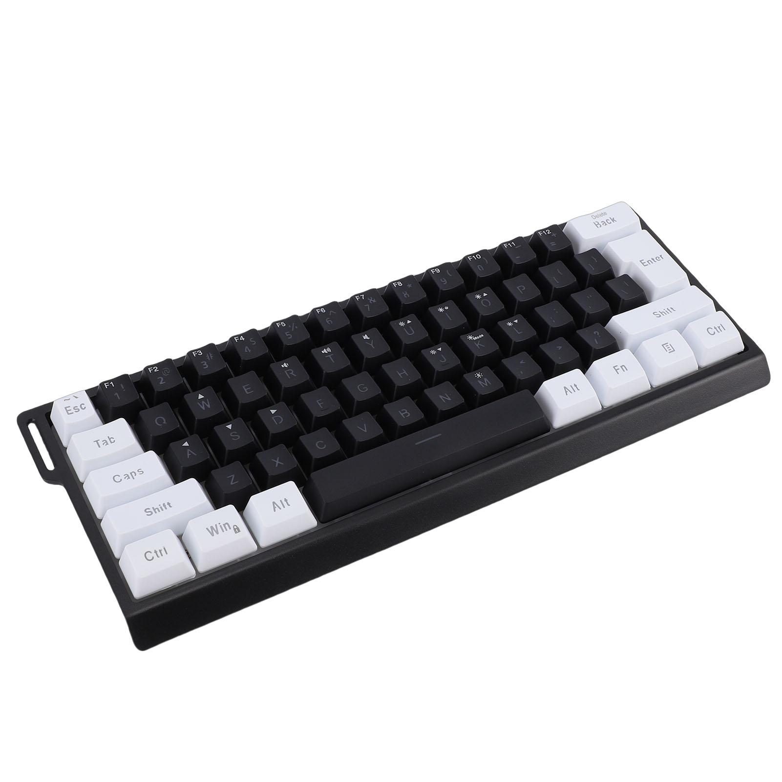 Дротова клавіатура 60 відсотків 61 клавіша RGB підсвічування Механічне відчуття Портативна комп ютерна клавіатура для ігор Роботи
Дротова клавіатура 60 відсотків 61 клавіша RGB підсвічування Механічне відчуття Портативна комп ютерна клавіатура для ігор Роботи