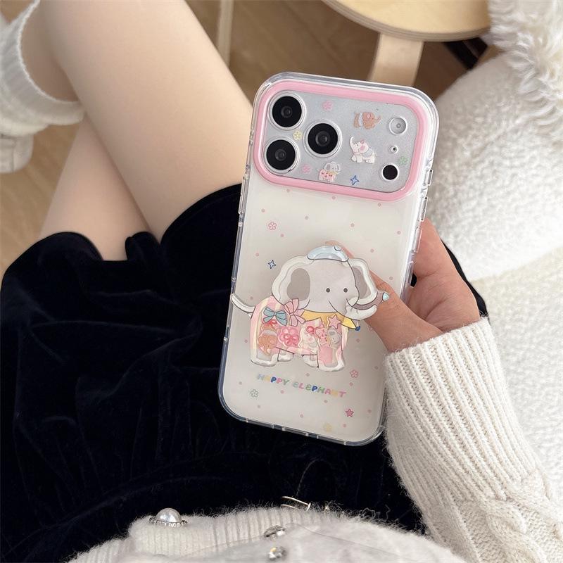 Pink Polka Dot Elephant Stand-Compatible Case for iPhone 17/16 Pro Max/15 Pro Apple 15 Pro Max
Pink Polka Dot Elephant Stand-Compatible Case for iPhone 17/16 Pro Max/15 Pro Apple 15 Pro Max