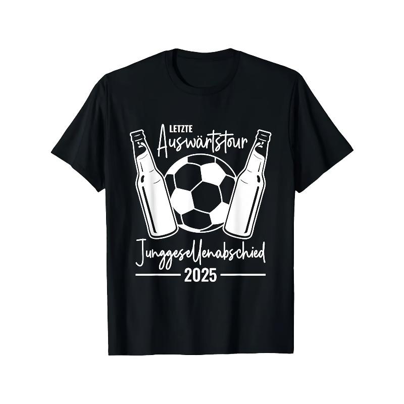 Men s Stag Party Football Last Away T-Shirt- German Beer& Soccer Graphic Design, Casual Short Sleeve Round Neck Tee, Soccer Fans& Last Hurrah Events 4XL чорний
Men s Stag Party Football Last Away T-Shirt- German Beer& Soccer Graphic Design, Casual Short Sleeve Round Neck Tee, Soccer Fans& Last Hurrah Events 4XL чорний