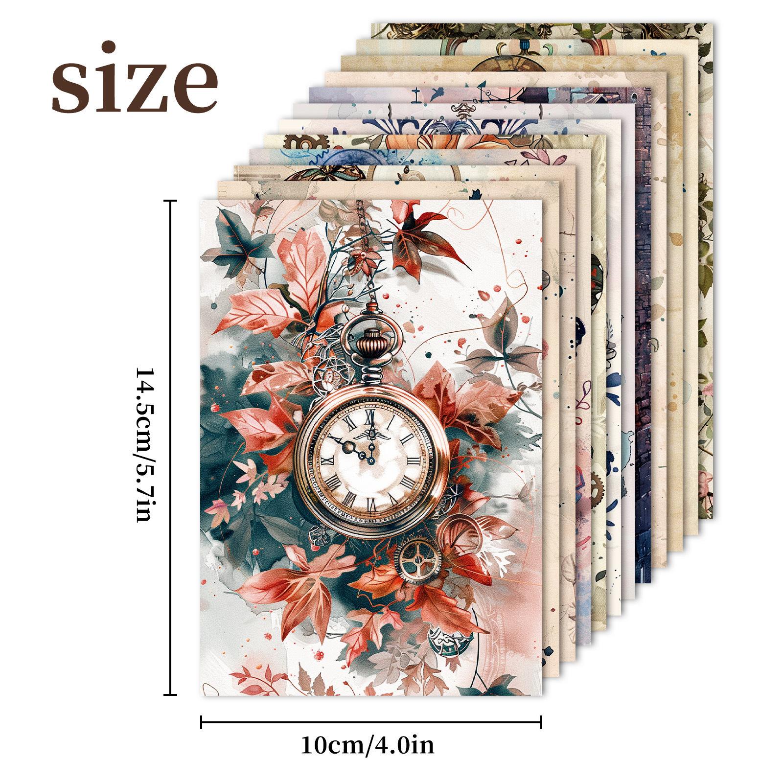 12 Sheets/Pack Retro Literary And Artistic Handbook Material Paper Big Ben Butterfly Theme Non-Repeating Message Backing Paper
12 Sheets/Pack Retro Literary And Artistic Handbook Material Paper Big Ben Butterfly Theme Non-Repeating Message Backing Paper