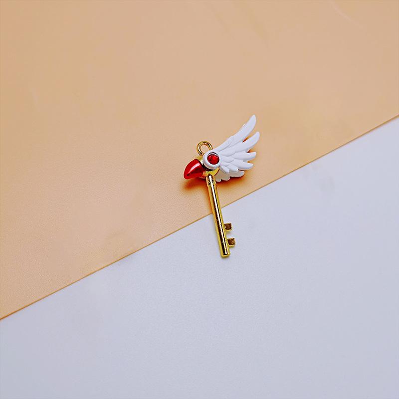 Брелок Magic Card Girl Sakura Magic Wand, милый брелок, кулон, универсальный кулон Sakura Anime OPP Bag Packaging
Брелок Magic Card Girl Sakura Magic Wand, милый брелок, кулон, универсальный кулон Sakura Anime OPP Bag Packaging