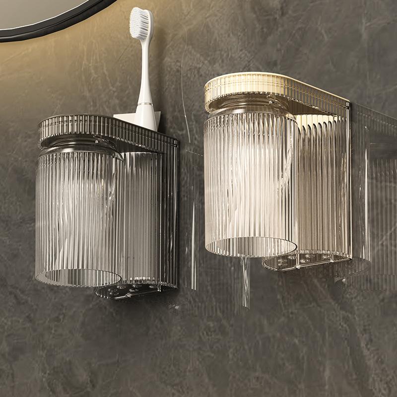 Toothbrush Storage Rack Perforation-free Brushing Cup Rinsing CupWall-mounted RackWall-mounted Bathroom кавовий
Toothbrush Storage Rack Perforation-free Brushing Cup Rinsing CupWall-mounted RackWall-mounted Bathroom кавовий