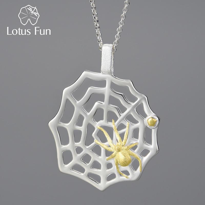 Кулон Lotus Fun Spider and Web, цепочки и ожерелья из стерлингового серебра 925 пробы для женщин, эффектные ювелирные изделия
Кулон Lotus Fun Spider and Web, цепочки и ожерелья из стерлингового серебра 925 пробы для женщин, эффектные ювелирные изделия