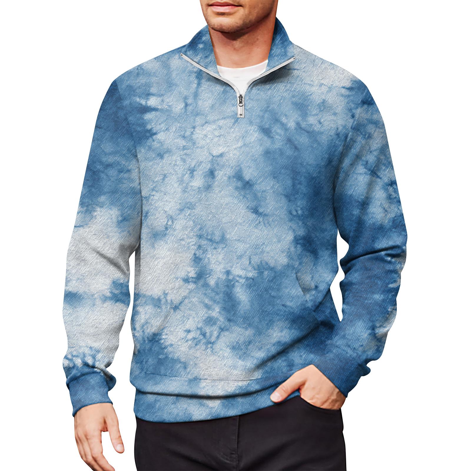 Мужской свободный повседневный свитшот на молнии 1/4, модный топ с длинным рукавом и принтом, с карманами L
Мужской свободный повседневный свитшот на молнии 1/4, модный топ с длинным рукавом и принтом, с карманами L