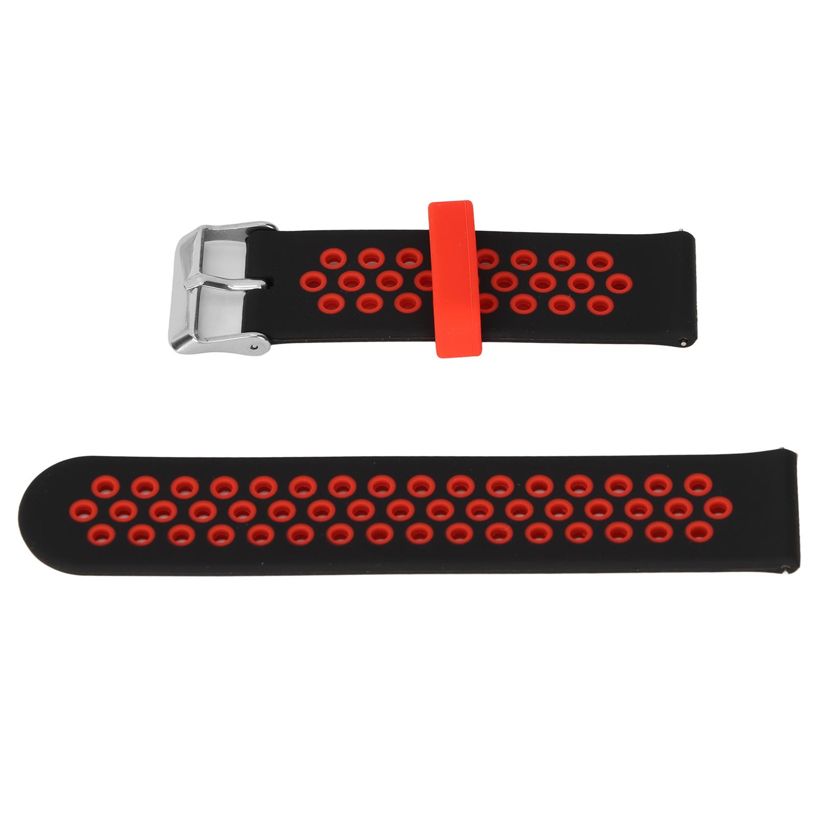 Универсальный силиконовый спортивный ремешок для часов 22 мм для Huawei Watch 3, для Watch 2, для Watch GT Black Red
Универсальный силиконовый спортивный ремешок для часов 22 мм для Huawei Watch 3, для Watch 2, для Watch GT Black Red