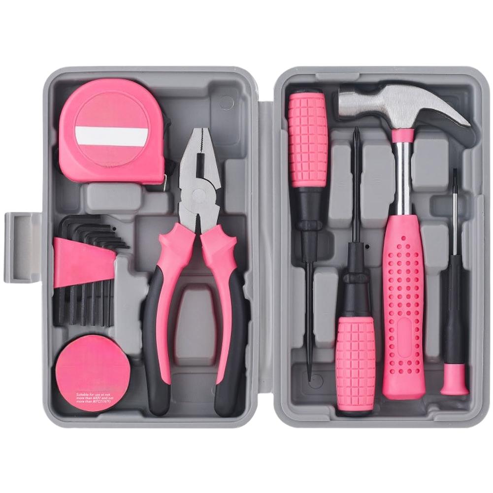 1set Toolbox Home Tool Kit With Screwdriver Pliers Hammer Tape Measure Multi-Purpose Tools For Household Electronics Maintenance
1set Toolbox Home Tool Kit With Screwdriver Pliers Hammer Tape Measure Multi-Purpose Tools For Household Electronics Maintenance