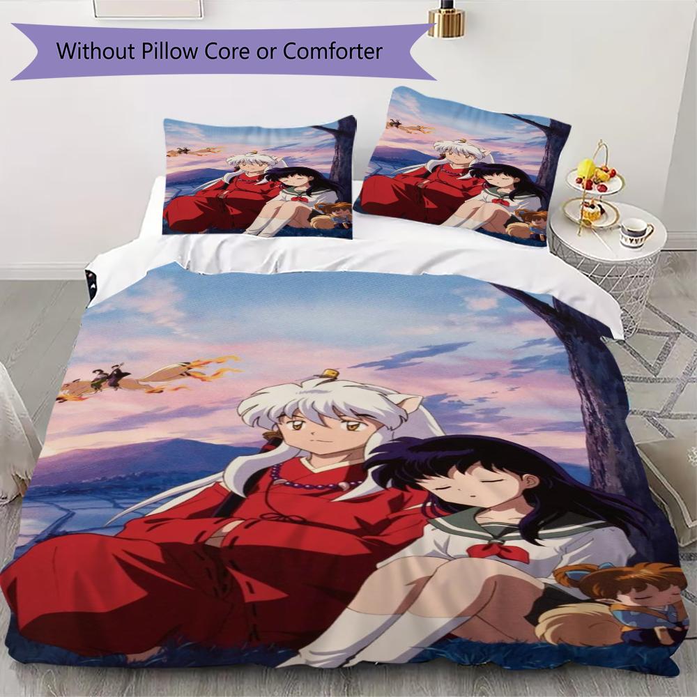 Inuyasha Pattern Bedding uilt Set uilt Cover Pillowcase Home Decoration Birthday Gift (1 * duvet cover + 40 * pillowcase without core) 135x200cm
Inuyasha Pattern Bedding uilt Set uilt Cover Pillowcase Home Decoration Birthday Gift (1 * duvet cover + 40 * pillowcase without core) 135x200cm