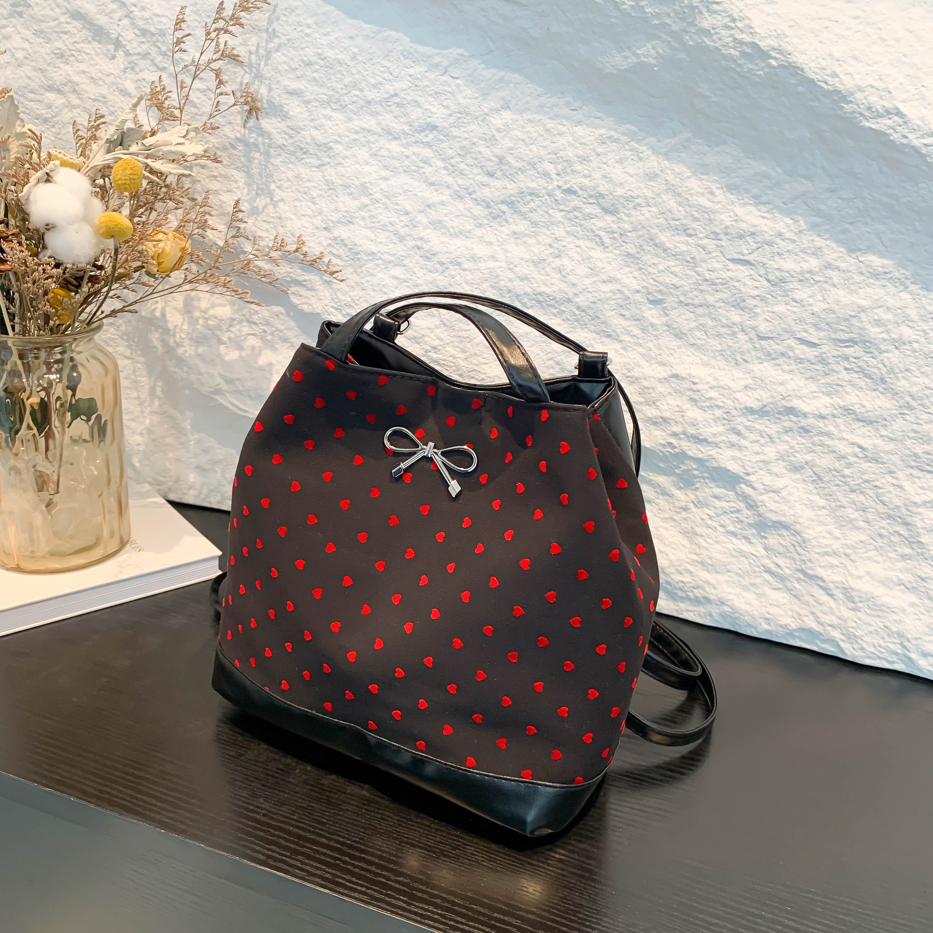 Сумка для отдыха большой вместимости для женщин, новая модная сумка через плечо с волнистой точкой, модная универсальная ручная сумка-тоут для поездок на работу