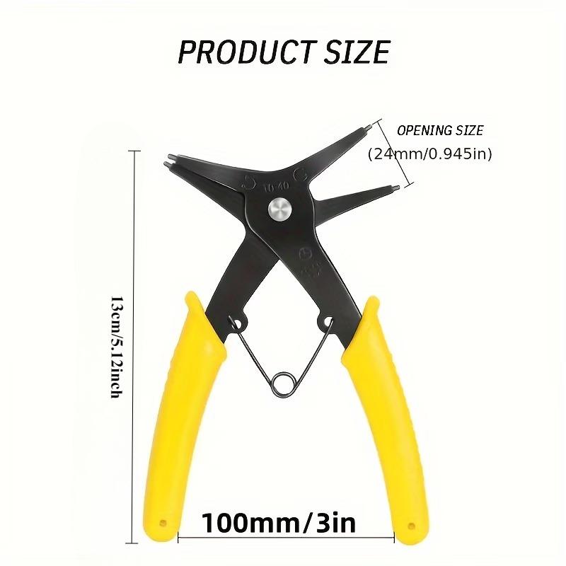 All-in-1 Snap Ring Pliers: Internal/External Circlip & Spring Tool. Perfect for Auto/Mechanical Repair. Ideal Father s Day Gift! жёлтый
All-in-1 Snap Ring Pliers: Internal/External Circlip & Spring Tool. Perfect for Auto/Mechanical Repair. Ideal Father s Day Gift! жёлтый
