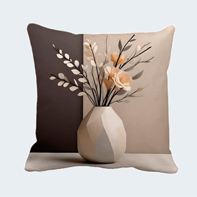 Neutral Tone Home Blessing Floral Pillow Covers Pattern Cushion Cover Suitable For Sofa Bedroom Car Pillow Cover 40x40cm
Neutral Tone Home Blessing Floral Pillow Covers Pattern Cushion Cover Suitable For Sofa Bedroom Car Pillow Cover 40x40cm