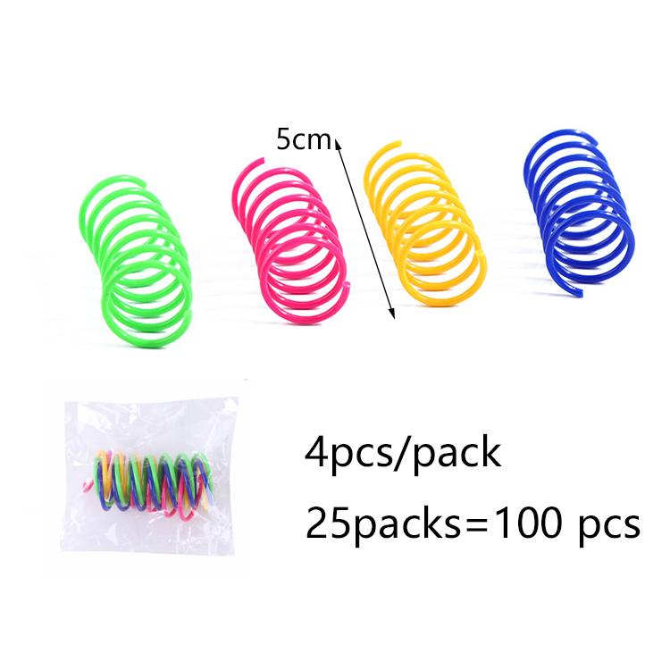 100PCS Cat Spring Toys Cat Mouse Ball Toys for Indoor Cat Colorful Durable Chewing Scratch EVA Ball Training Balls Pet Supplies 100pcs(random color)
100PCS Cat Spring Toys Cat Mouse Ball Toys for Indoor Cat Colorful Durable Chewing Scratch EVA Ball Training Balls Pet Supplies 100pcs(random color)