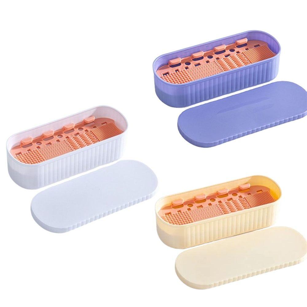 Drain Makeup Brush Cleaning Box Multifunction Powder Puff Washer for Make-up Egg жовтий
Drain Makeup Brush Cleaning Box Multifunction Powder Puff Washer for Make-up Egg жовтий