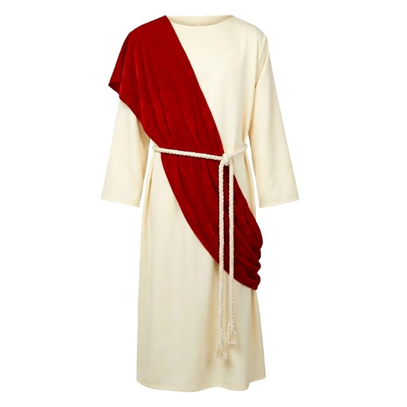 Ancient Roman Greek King And Missionary Cosplay Costume Set Polyester For Themed Parties And Historical Reenactments XL
Ancient Roman Greek King And Missionary Cosplay Costume Set Polyester For Themed Parties And Historical Reenactments XL