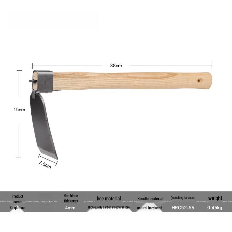 Short-Handle Garden Hoe
Short-Handle Garden Hoe