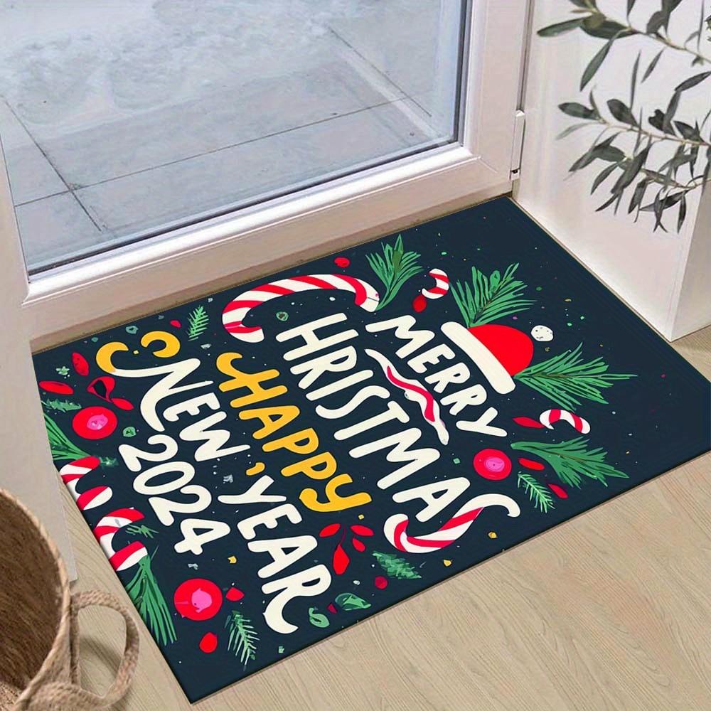 1pc Christmas Themed Rug, Merry Christmas 2024 Print, Bedside Carpet, Non slip Laundry Room Mat, Machine Washable Water Absorbing Entrance D 60cm by 90cm
1pc Christmas Themed Rug, Merry Christmas 2024 Print, Bedside Carpet, Non slip Laundry Room Mat, Machine Washable Water Absorbing Entrance D 60cm by 90cm