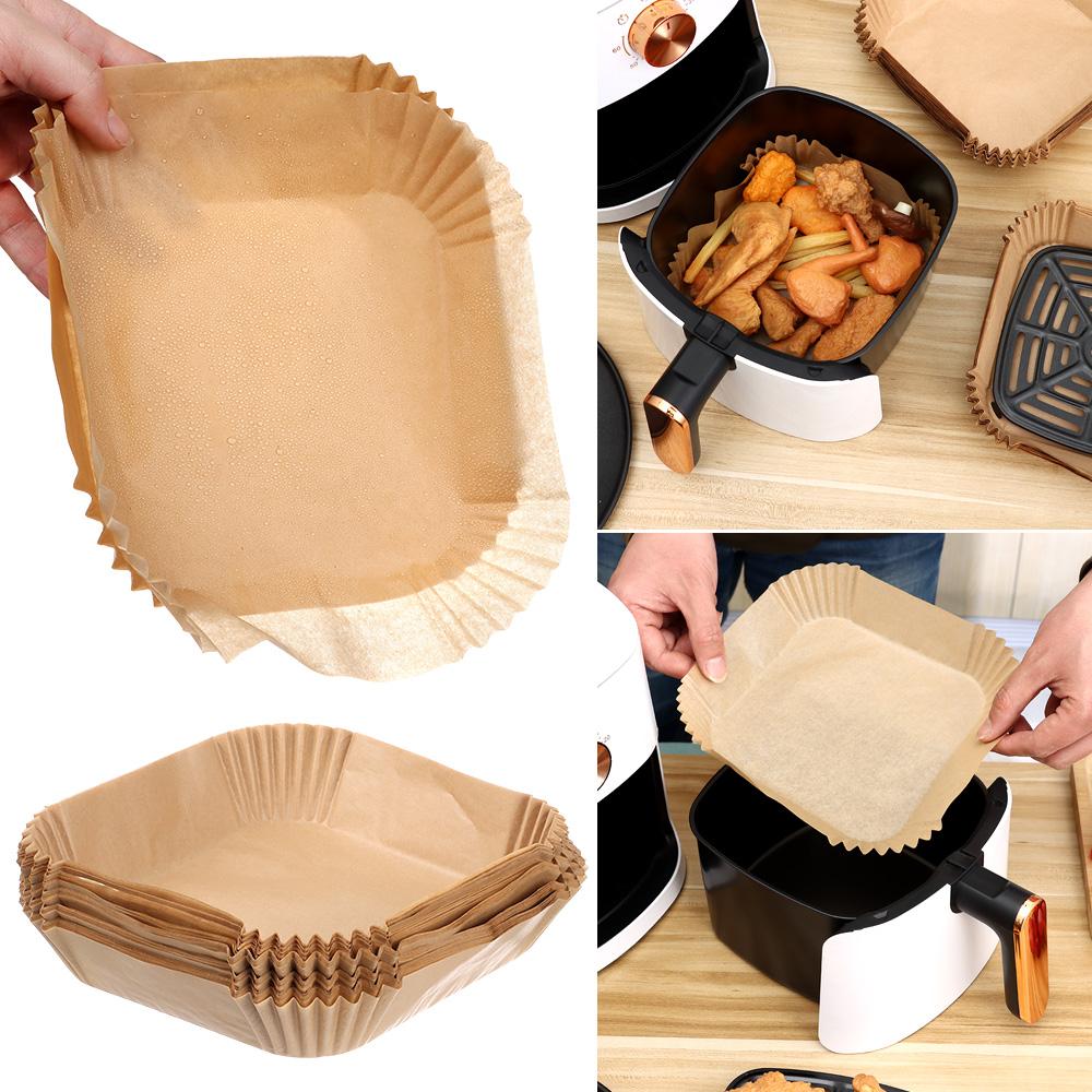 Water-Proof Even Heating Roasting Microwave Disposable Paper Air Fryer Liners Wide Application 50PCS коричневий
Water-Proof Even Heating Roasting Microwave Disposable Paper Air Fryer Liners Wide Application 50PCS коричневий
