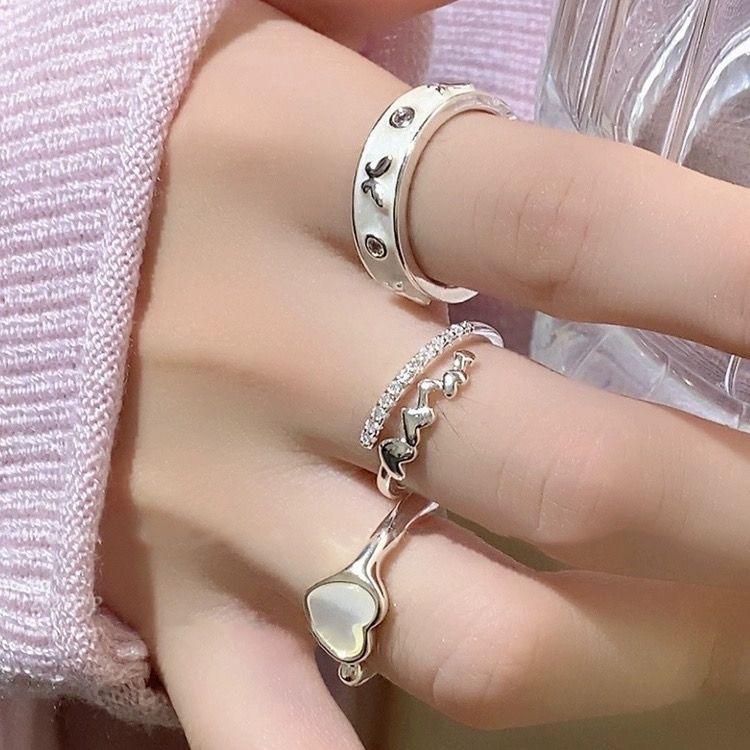 Love shell ring ins niche temperament girlfriends couple ring women high sense opening adjustable ring tide
Love shell ring ins niche temperament girlfriends couple ring women high sense opening adjustable ring tide