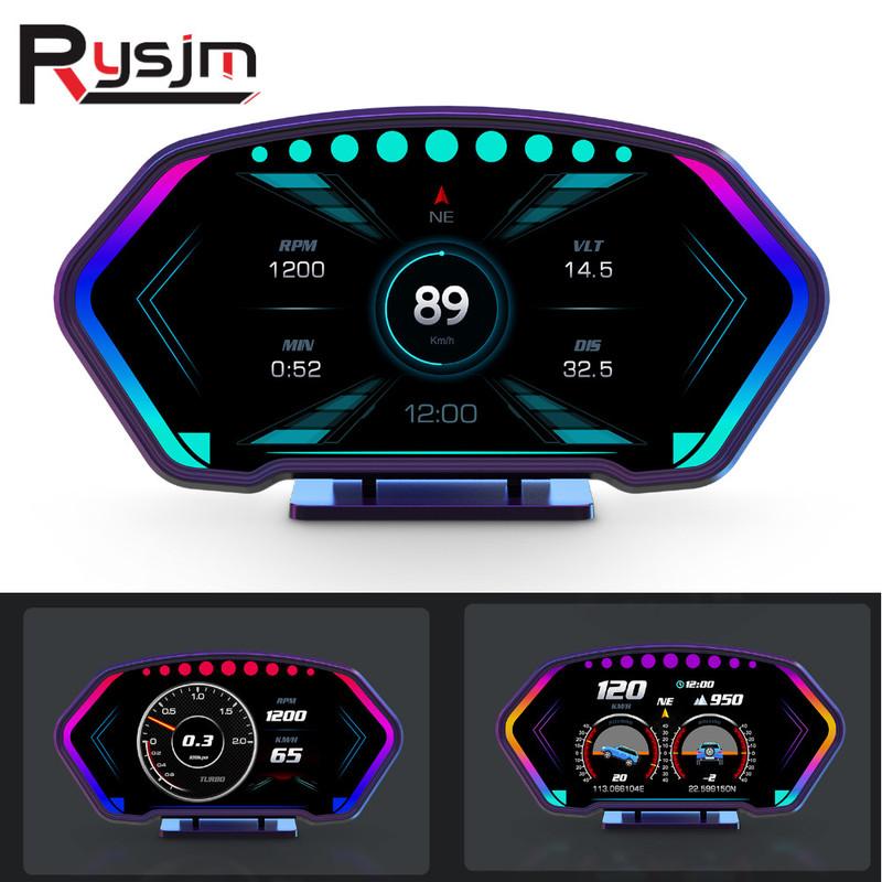 36 функций P3 HUD OBD+GPS Двойная система Автомобильный проекционный дисплей GPS Спидометр Тахометр Уклономер Температура воды Сигнализация скорости
36 функций P3 HUD OBD+GPS Двойная система Автомобильный проекционный дисплей GPS Спидометр Тахометр Уклономер Температура воды Сигнализация скорости