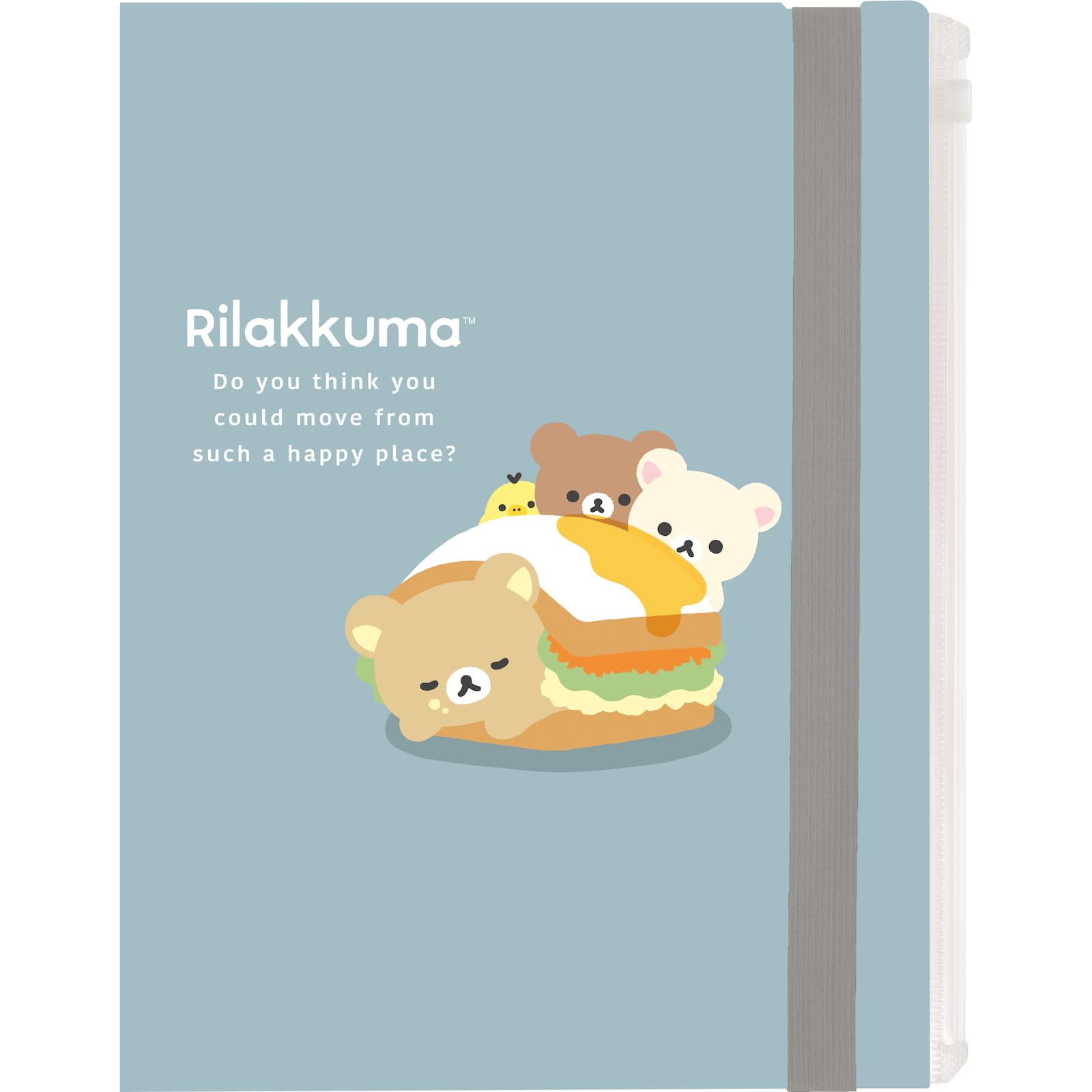 Rilakkuma Hardcover Clear Holder with Band FA14302 H310 x W245mm San-X (6+1 Pockets) Size
Rilakkuma Hardcover Clear Holder with Band FA14302 H310 x W245mm San-X (6+1 Pockets) Size
