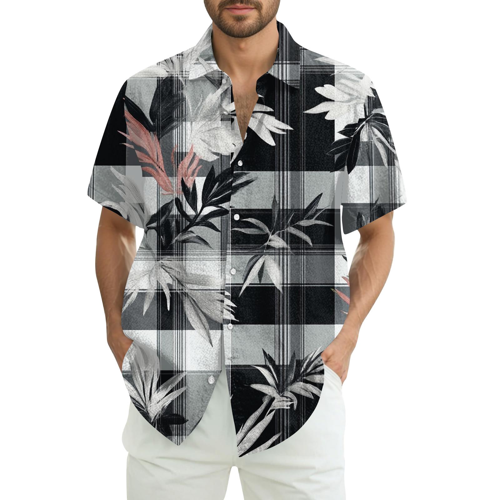 Men s Casual Fashion Printed Short-Sleeve Shirt XL білий
Men s Casual Fashion Printed Short-Sleeve Shirt XL білий