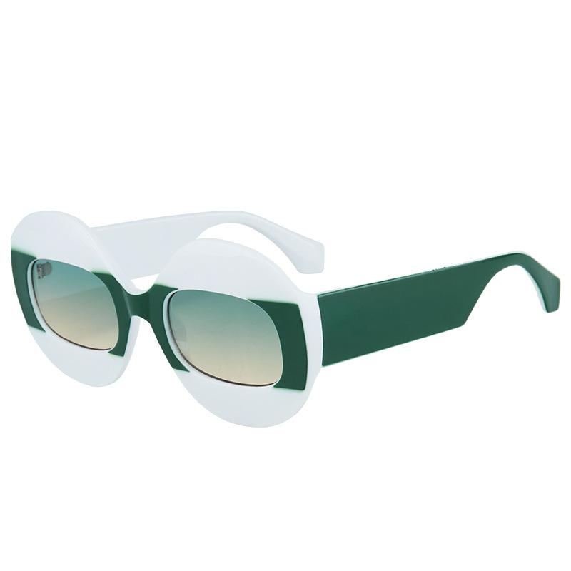 Future Sense Oversized Oval Sunglasses Color Block Design Face Slimming UV Protection Sunglasses 448
Future Sense Oversized Oval Sunglasses Color Block Design Face Slimming UV Protection Sunglasses 448