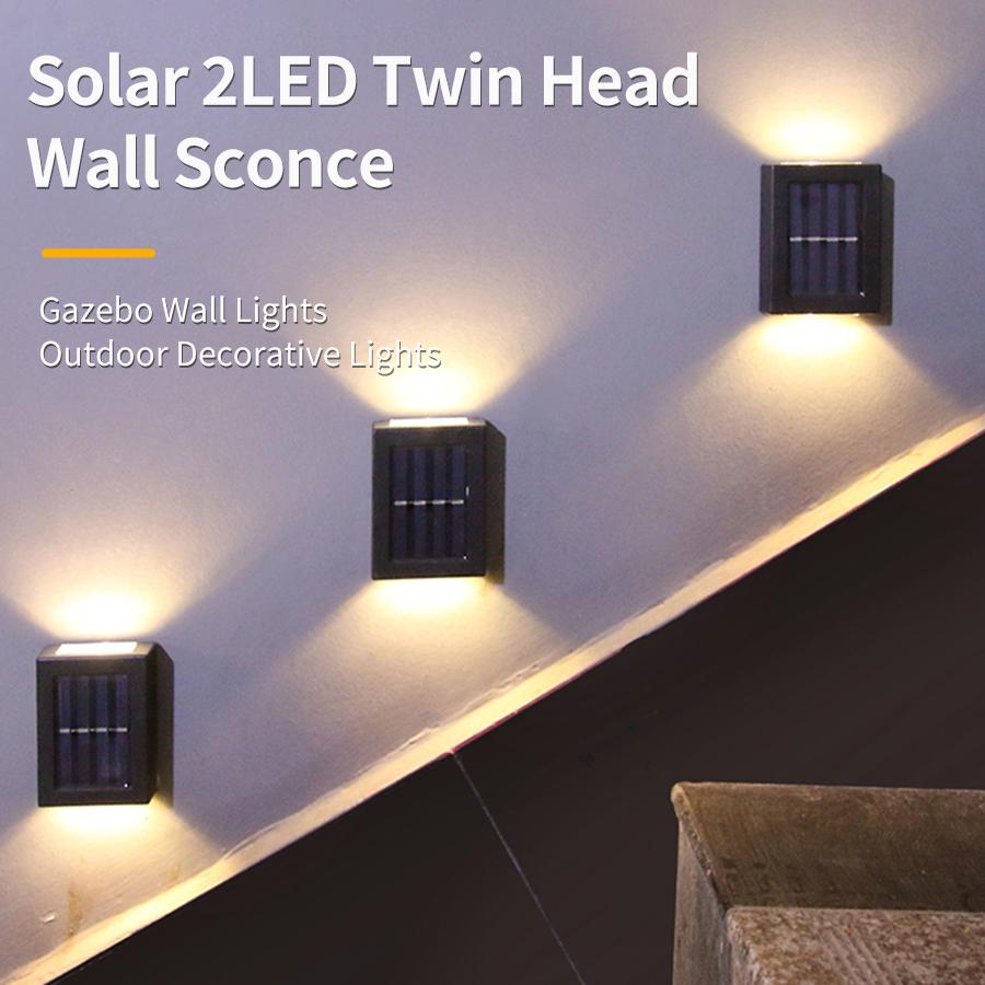 Solar Up and Down Spot Lights Solar Powered Sunlight Waterproof Solar Lamp Outdoor Street Wall Light Lamp Garden Decorative white light
Solar Up and Down Spot Lights Solar Powered Sunlight Waterproof Solar Lamp Outdoor Street Wall Light Lamp Garden Decorative white light