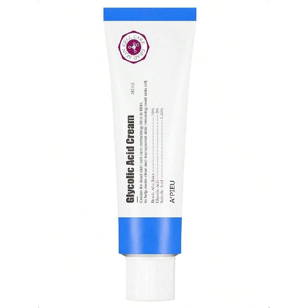 A pieu Glycolic Acid Cream 50ml Exfoliating Peeling Gel With Glycolic Acid For Gentle Dead Skin Removal Brightening Pore Refining Non-Irritating
A pieu Glycolic Acid Cream 50ml Exfoliating Peeling Gel With Glycolic Acid For Gentle Dead Skin Removal Brightening Pore Refining Non-Irritating