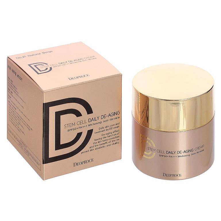 Антивозрастной солнцезащитный DD крем со стволовыми клетками DEOPROCE STEM CELL DAILY DE-AGING CREAM #21 40г
Антивозрастной солнцезащитный DD крем со стволовыми клетками DEOPROCE STEM CELL DAILY DE-AGING CREAM #21 40г